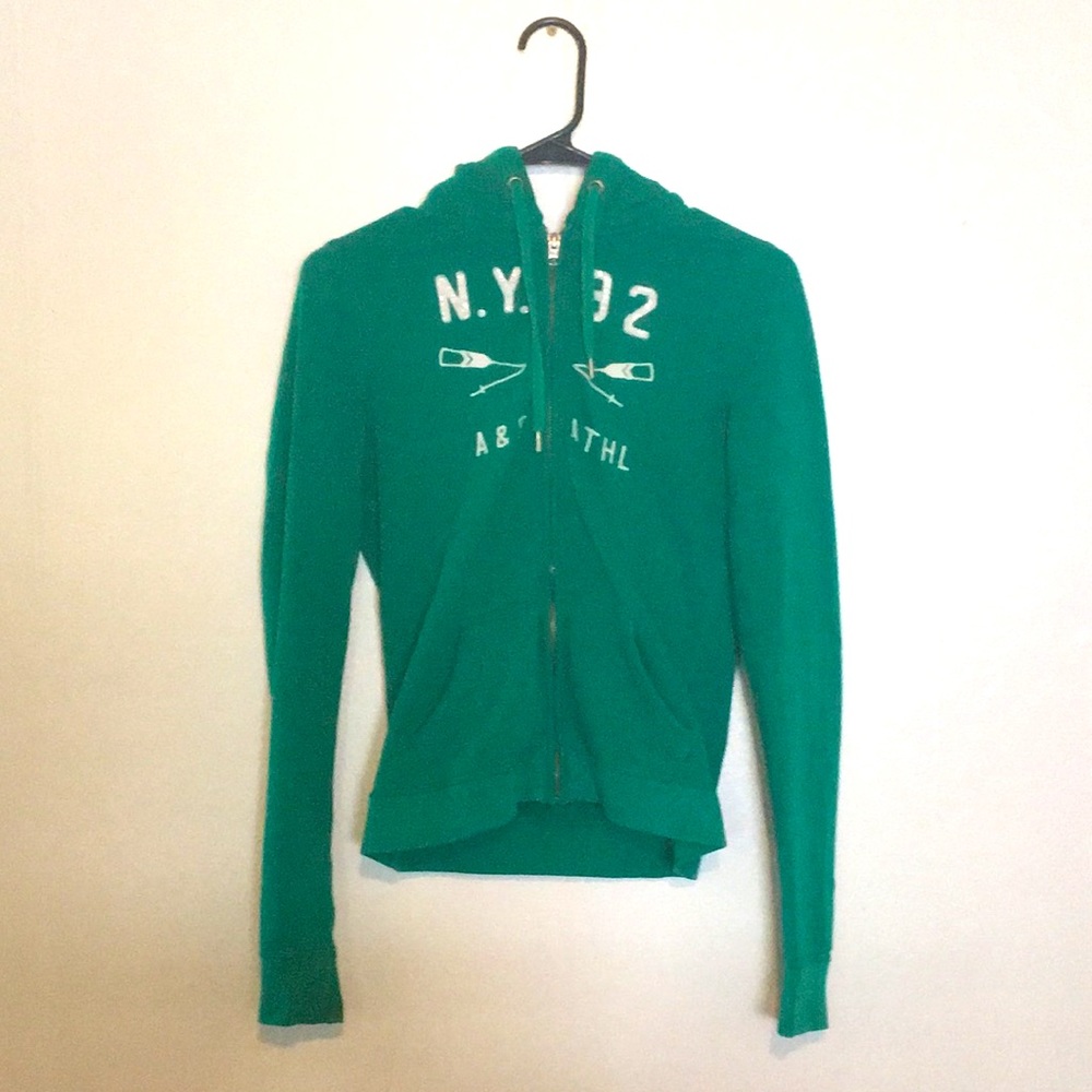 XS Green Abercrombie & Fitch Jacket